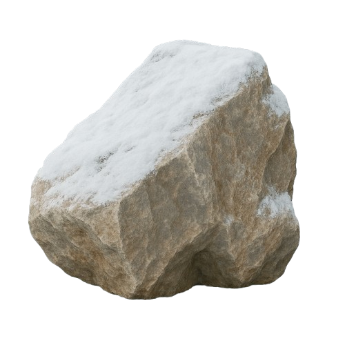 Heavy stone ready to smash